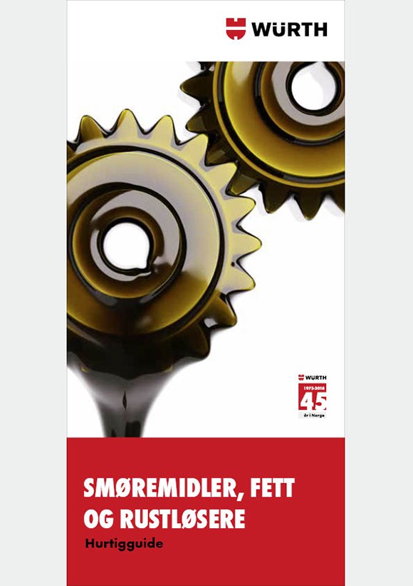 Smøremidler, fett og rustløsere - hurtigguide