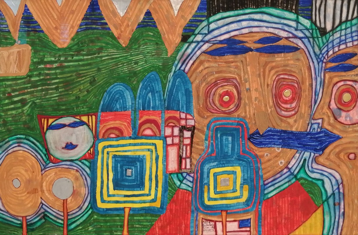 Hundertwasser kiss